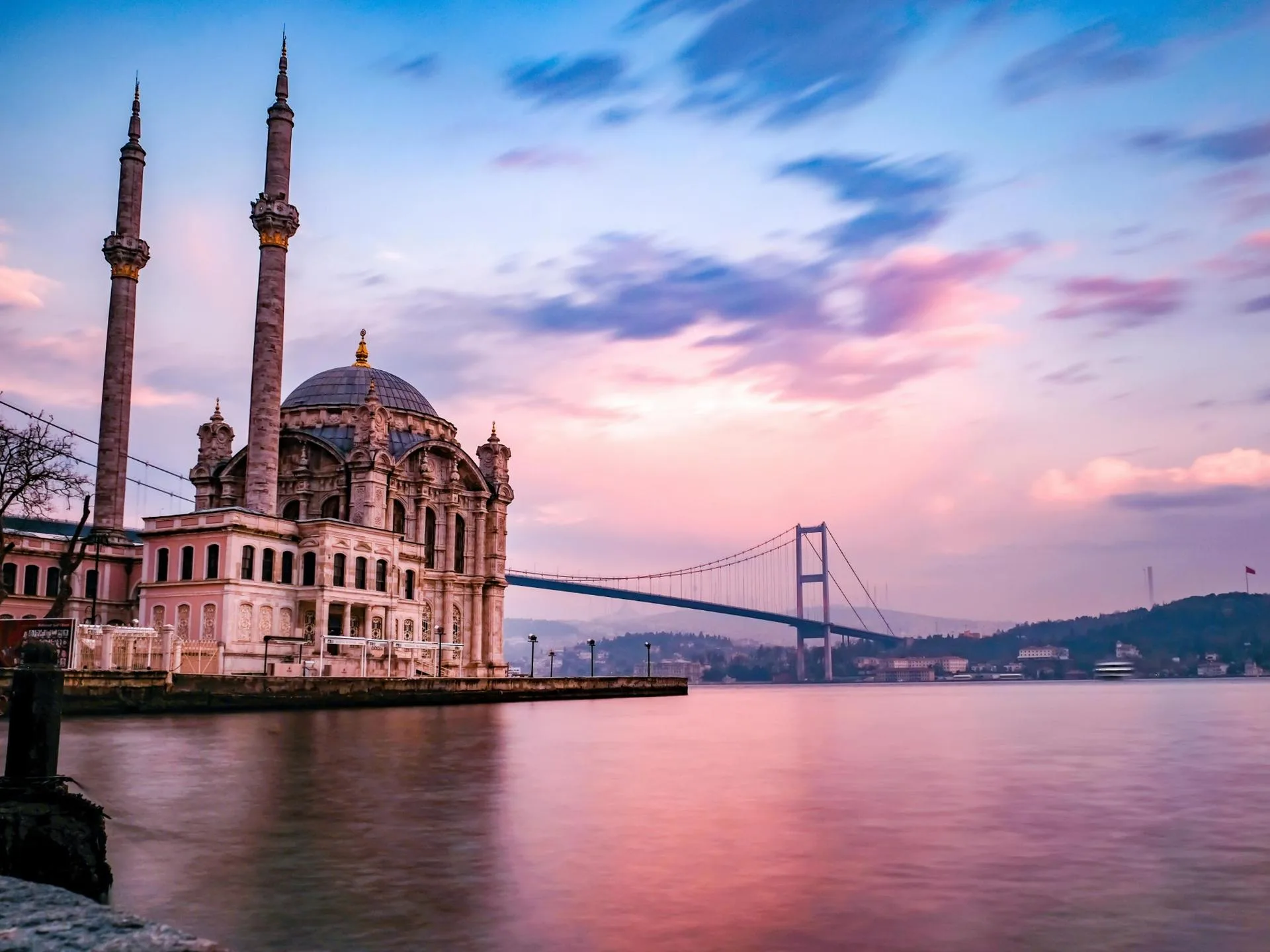 İstanbul'dan kareler: Boğazda gün batımı